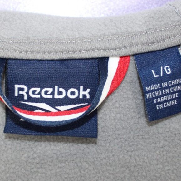 Reebok Men’s Large Full Zip Hooded Performance Jacket Dove Grey NWT $120 - Picture 5 of 7